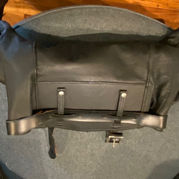 Harley-Davidson 🏍️ Men’s 46R Full Zip Classic Heavy Leather Riding Jacket - Picture 6 of 13